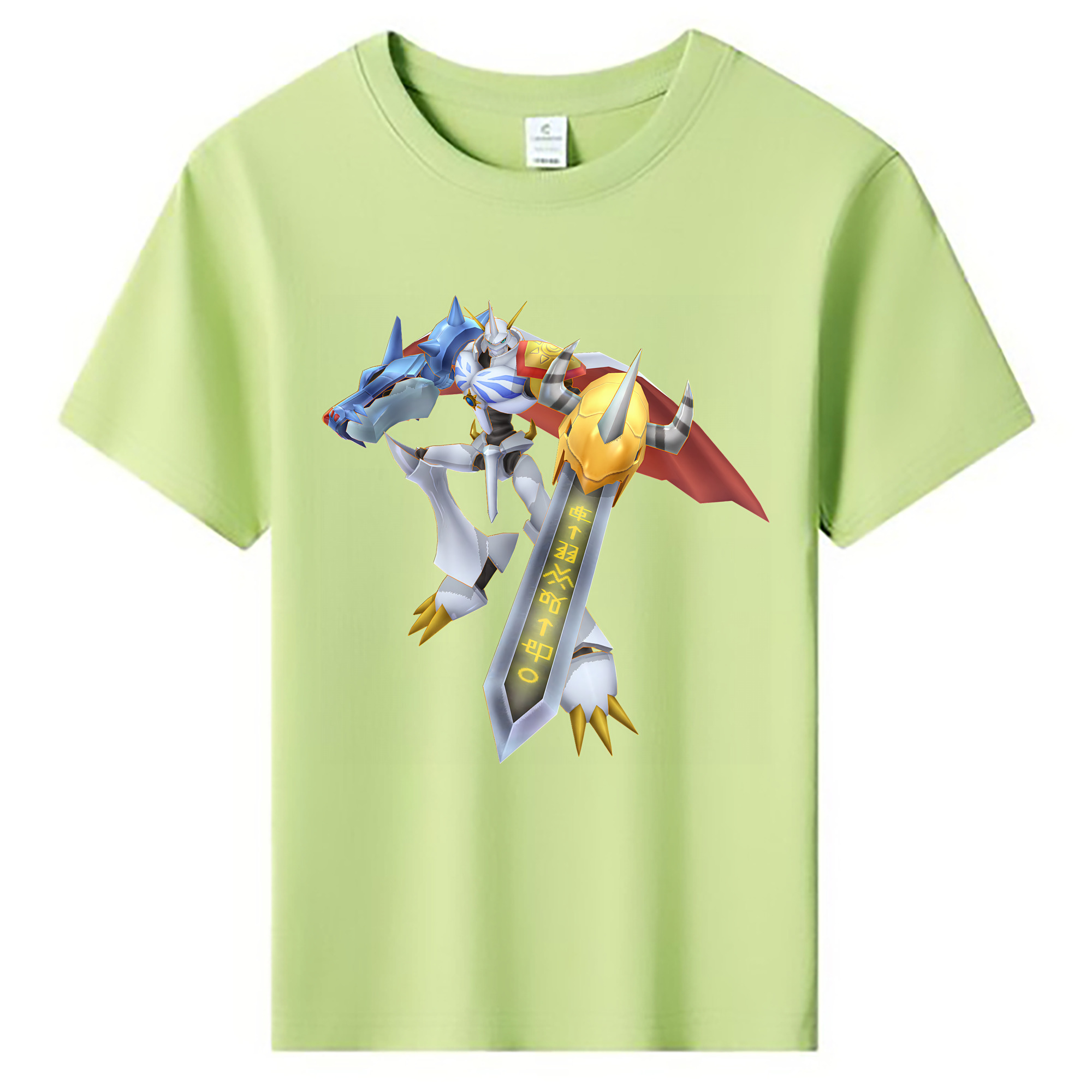 （画像用） Digimon デジタルモンスター/デジモン 綿100％キッズTシャツ（フロントプリント）